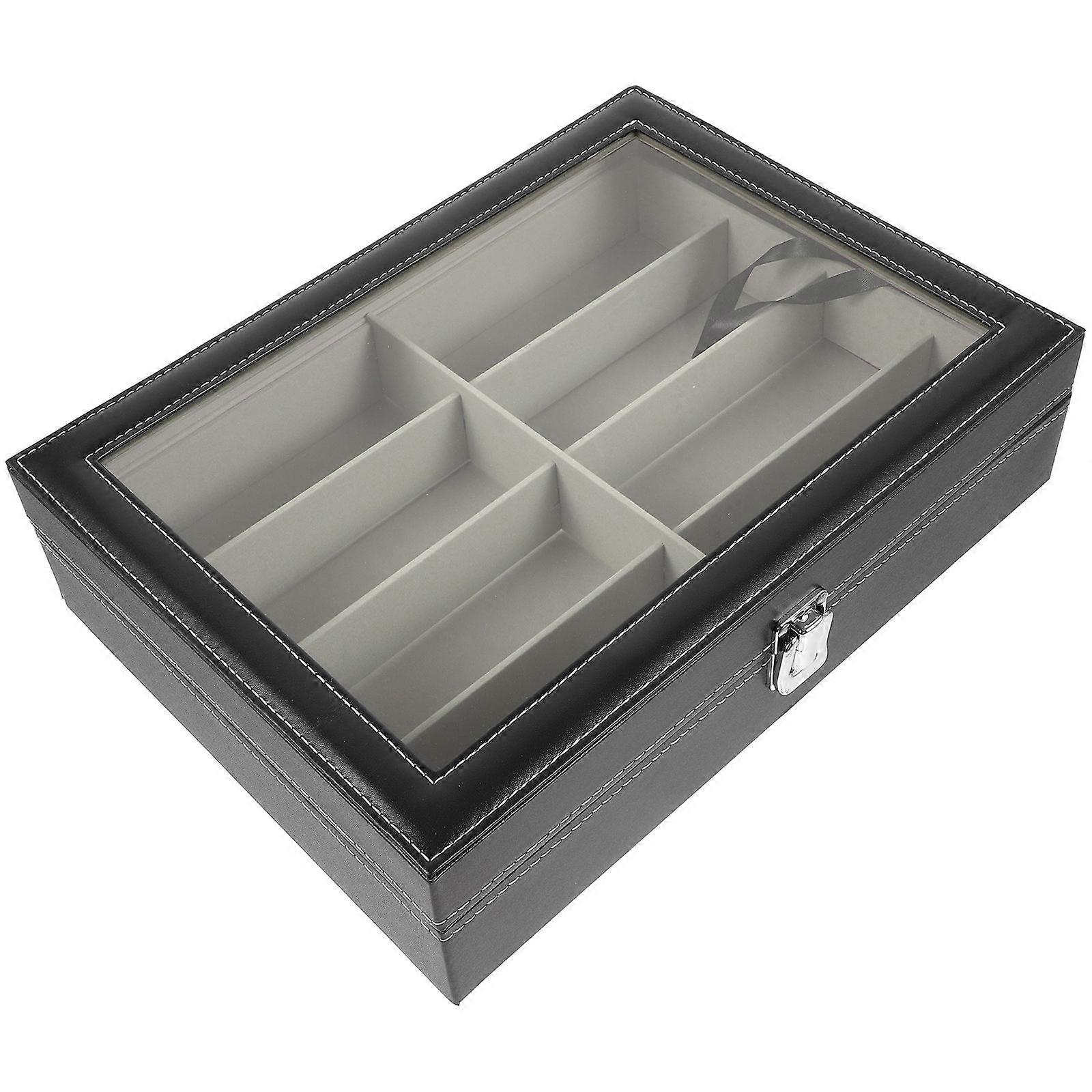 Eyeglass Holder 8-Slot Display Stand Organizer Home Use Efficient Organizer 1Set