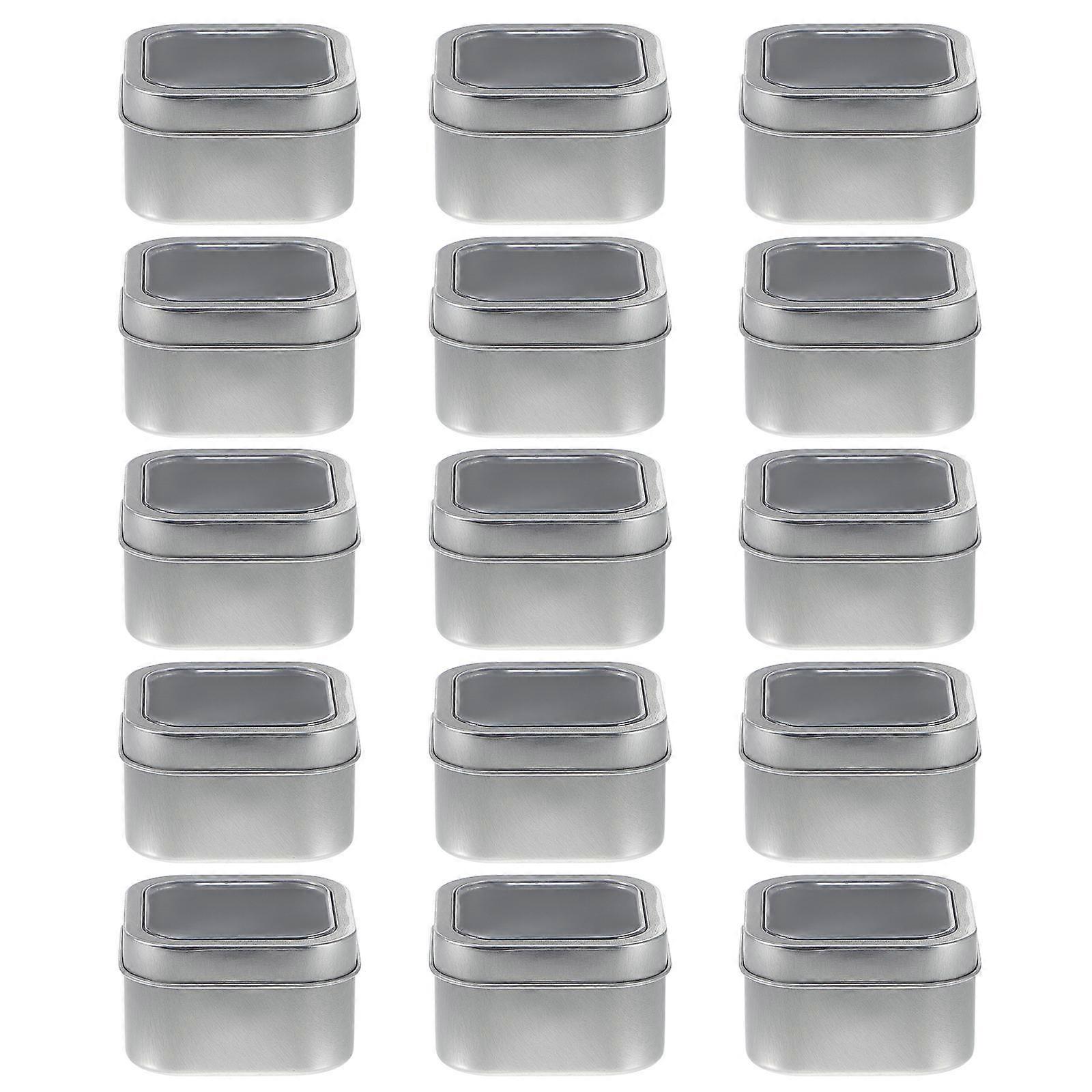 Durable Storage Tins with Lids, Suitable for Crafting and Ingredient Holding