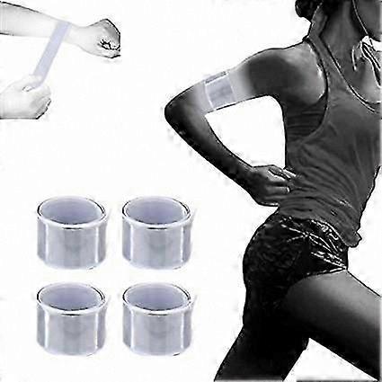 Reflective Tape for Arm, Wrist, and Leg - 30cm High Visibility Gear for Running, Set of 4, Ideal for Morning Exercise, White