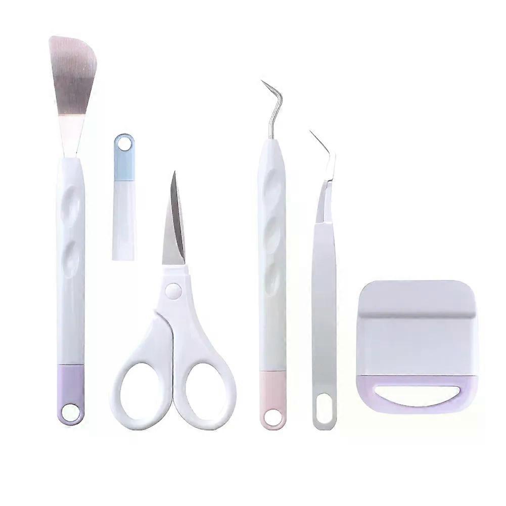 6/7/8 / pc Silhouette Cameo Vinile Diserbo Strumenti Kit Di Base Craft Vinile Strumenti Kit Cuciture Fai Da Te Lettering Foro Punzone Strumento di Intaglio