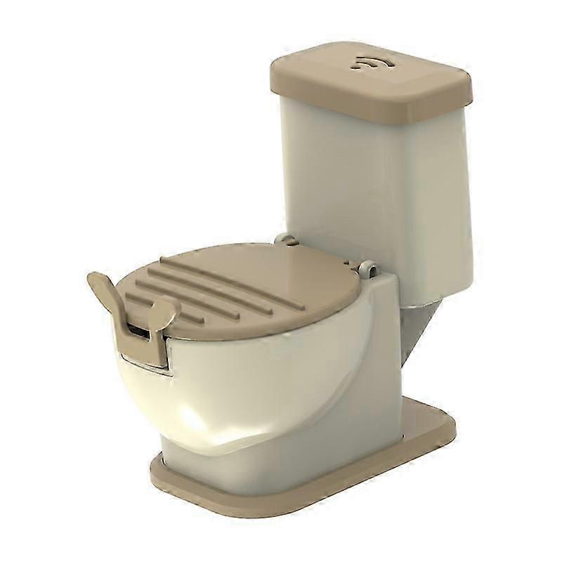 Angle Adjustment Solid Base Non-Slip Phone Stand Portable Mini Toilet Shape Mobile Phone Bracket for Office