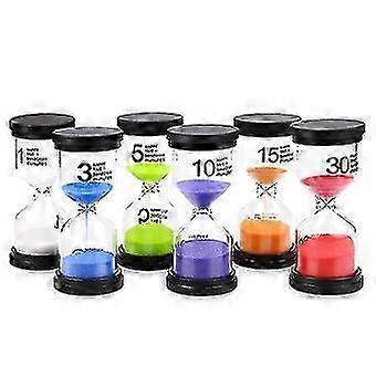1/3/5/10/15/30分 砂時計砂時計砂時計砂時計タイマー6個/セット