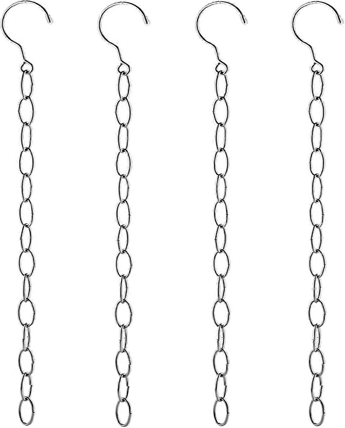 50cm Space kjeder rustfritt stål for hjem og kontor 4 stk