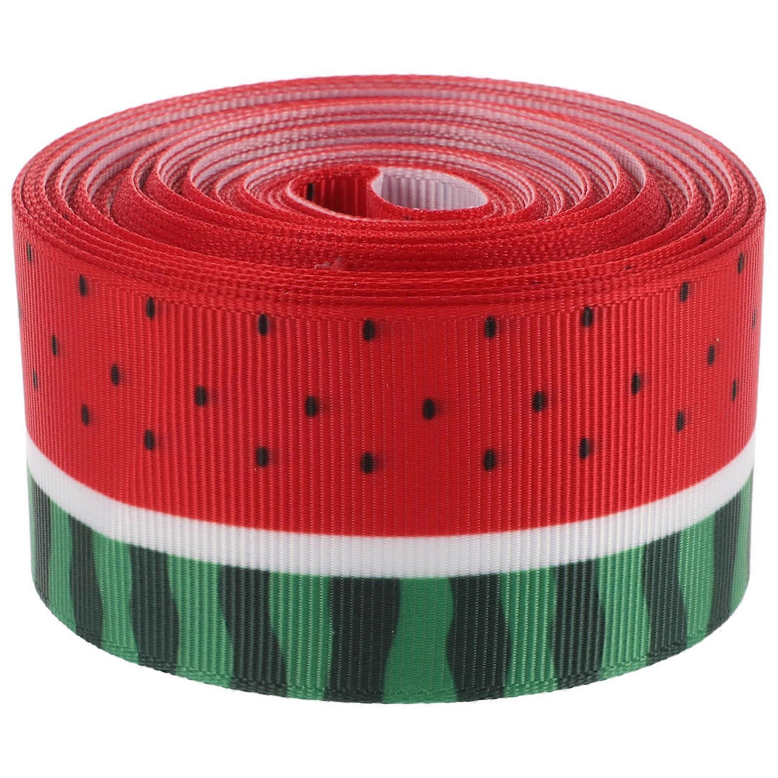 Watermelon Theme Ribbon Craft Ribbon Craft Projects Assorted Color Decorative 1 Roll