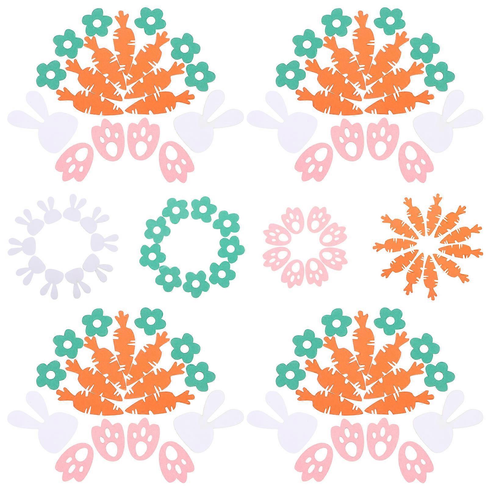Easter Party Decoration 200Pcs PVC Confetti Designed For Filling Balloons And Featuring Vibrant Assorted Shapes