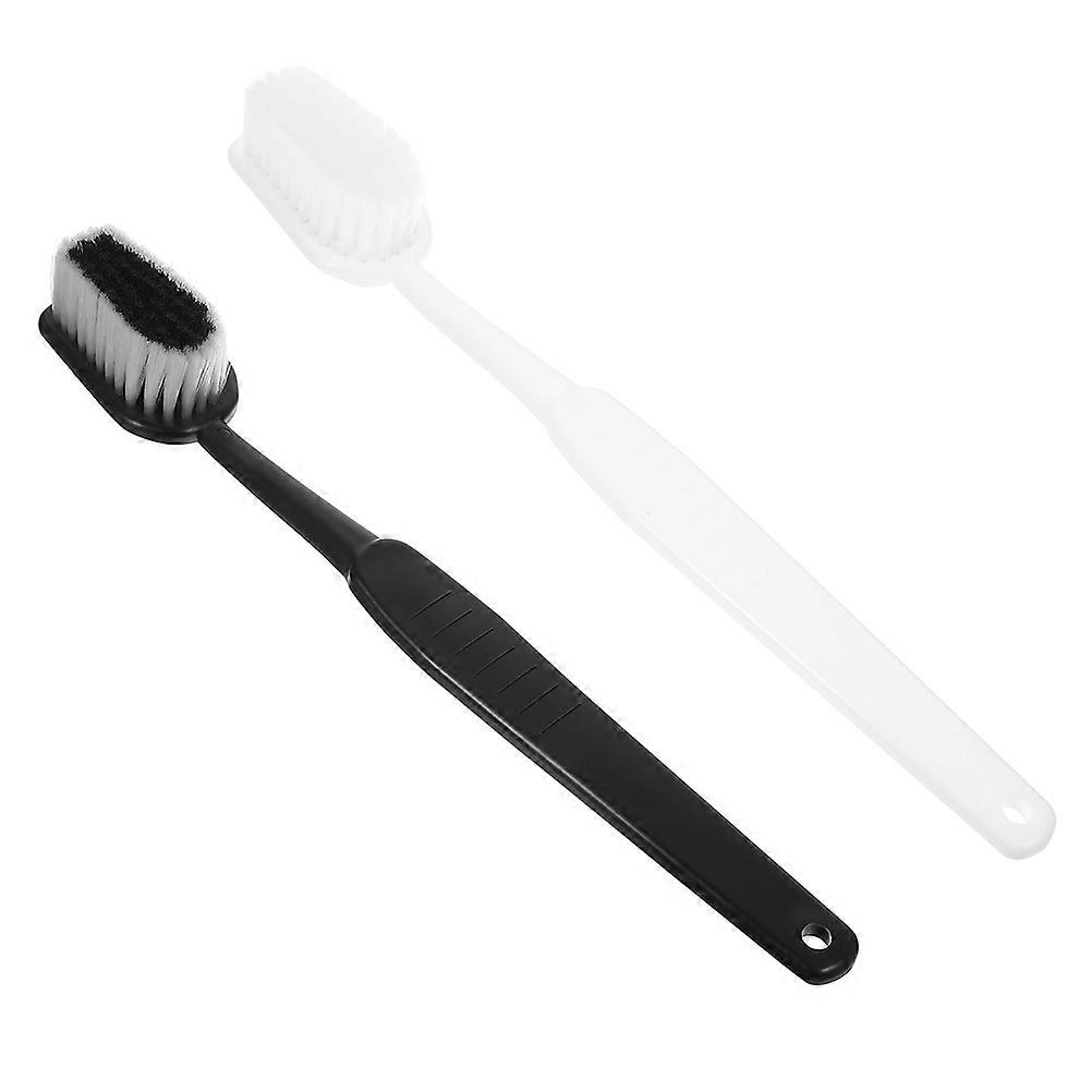 Giant Toothbrush Prop for Decoration with ABS Material and Flocking Bristle Assorted Color