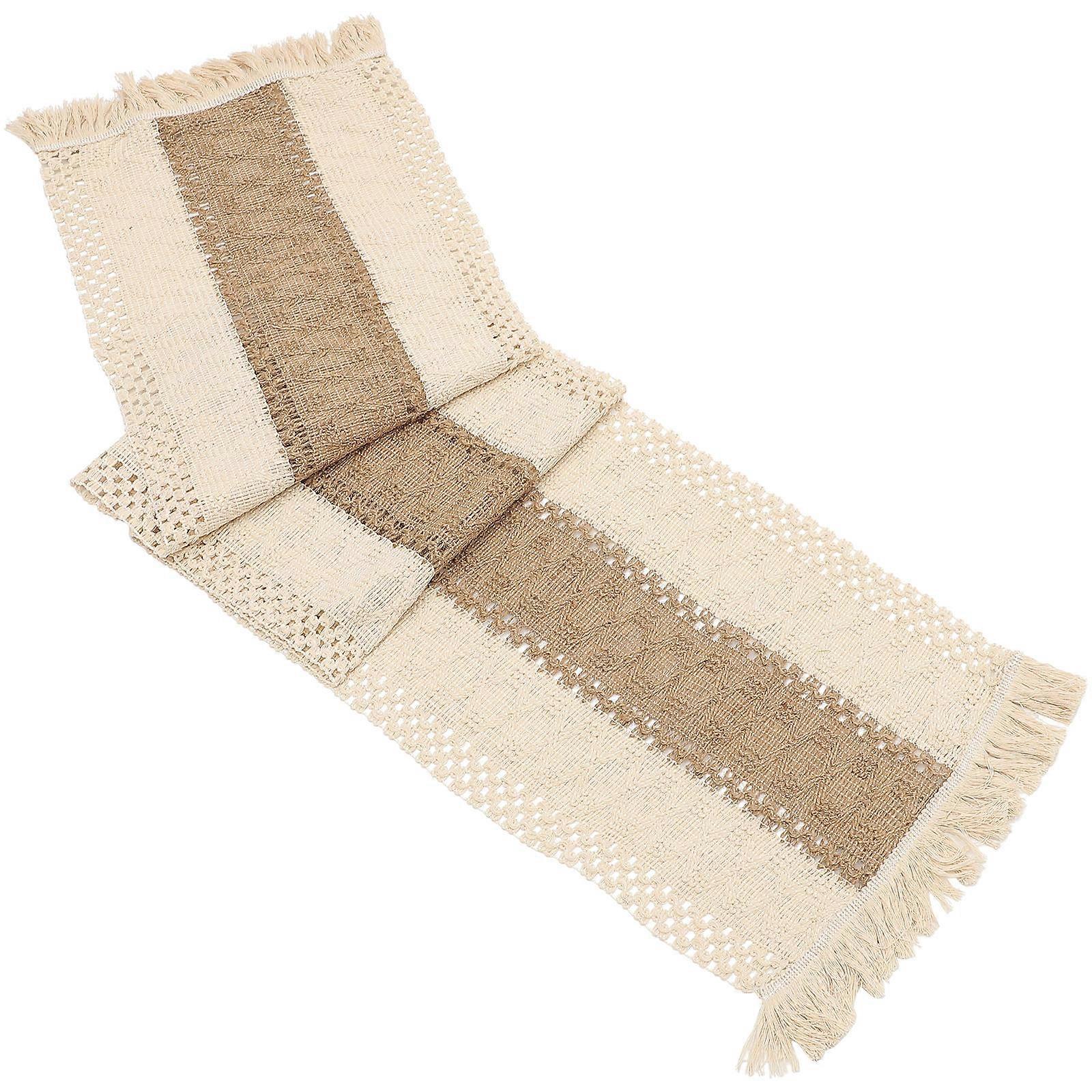 Rustic Farmhouse Table Runner Decorative Table Runner Perfect For Homeowners And Event Planners 63X11.8X0.1In Beige 1Pack