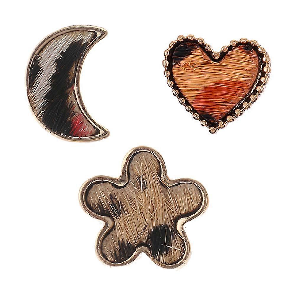 3Pcs Decorative Watch Charm Strap For Watch Lovers Multi Alloy Daily Use Stylish Accessories