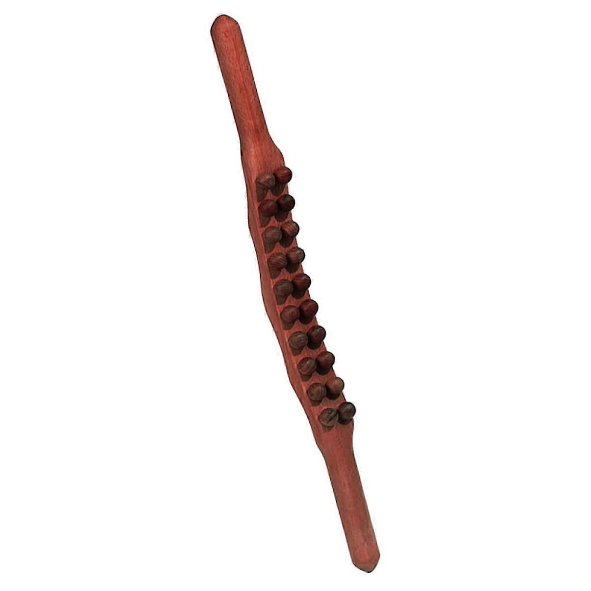 Massage Scraper Stick Wooden Light Brown Gua Sha Massage Roller Tool for Back and Body Scraping and Relaxation