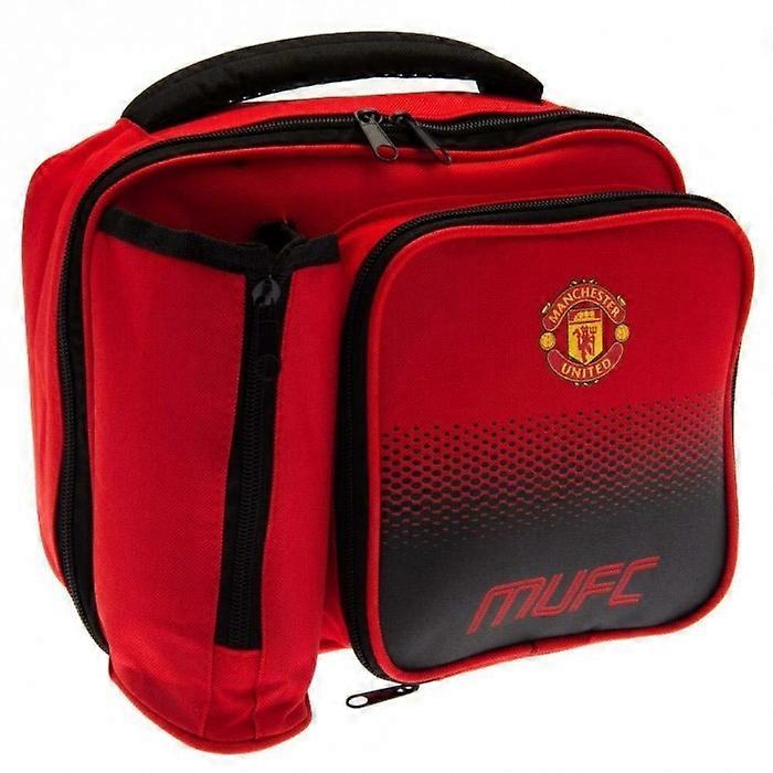Manchester United FC Official Football Fade Design Lunch Bag