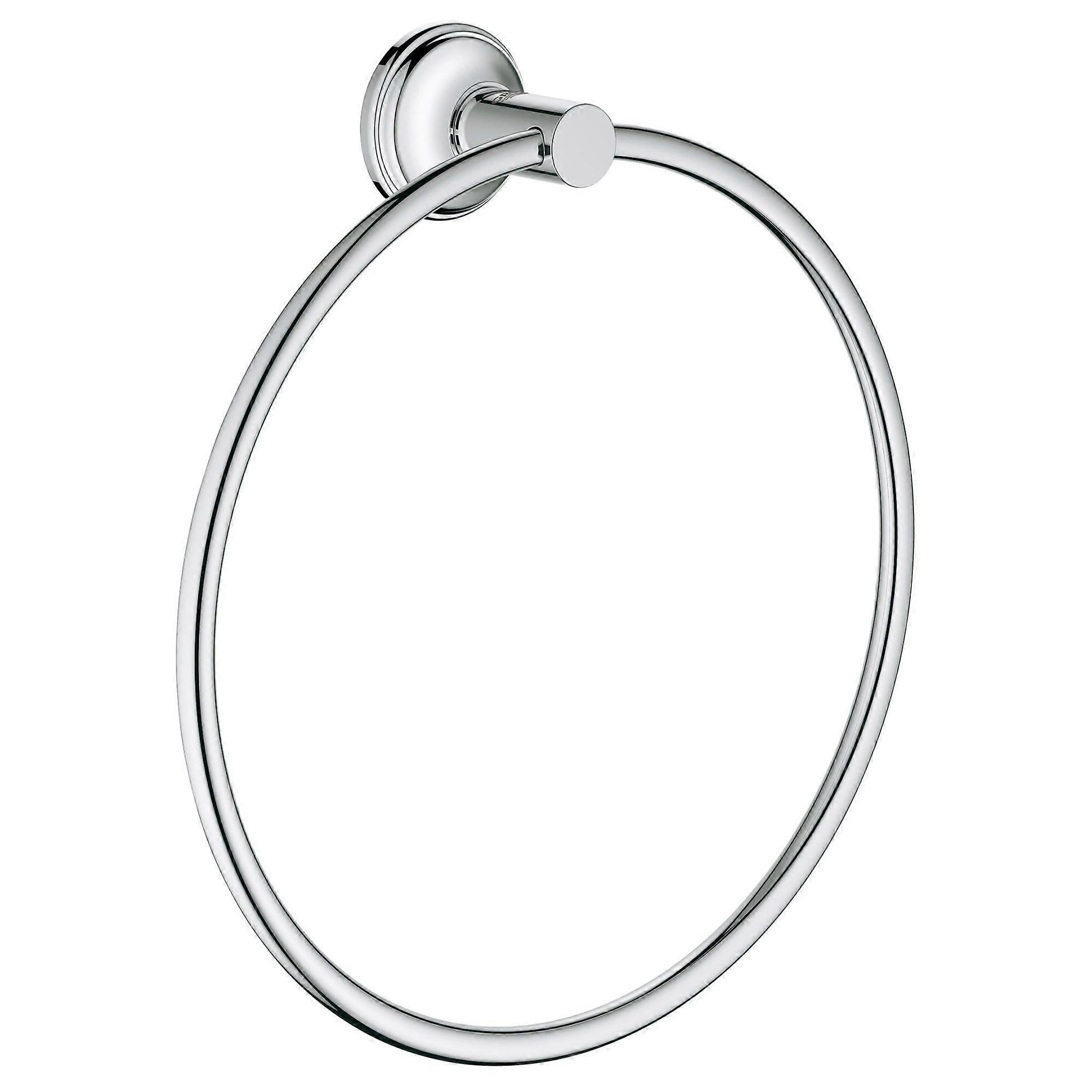 Essentials Authentic Towel Ring Model 40655001 Chrome Finish Pack Of 1 Bathroom Hardware