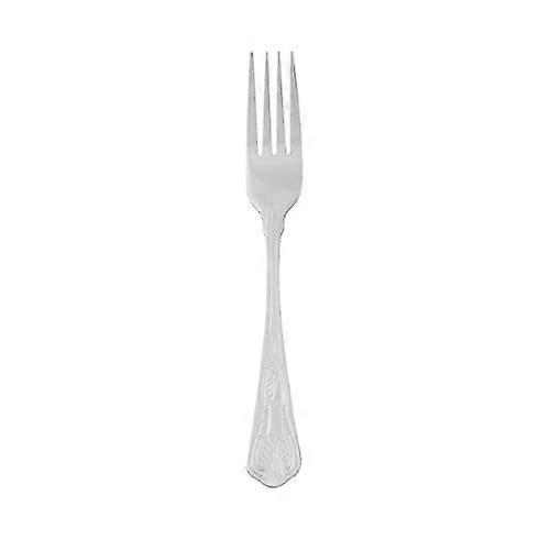 Signature Steel Kings Table Fork Stainless Steel, 9-Inch Dinner Fork, Dishwasher Safe, Modern Flatware