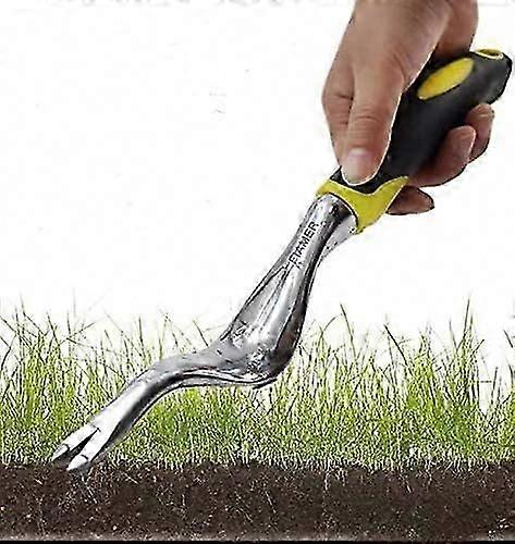 屋外ガーデニング用花柄雑草除去ツールキット 11.8インチイエローガーデンツール