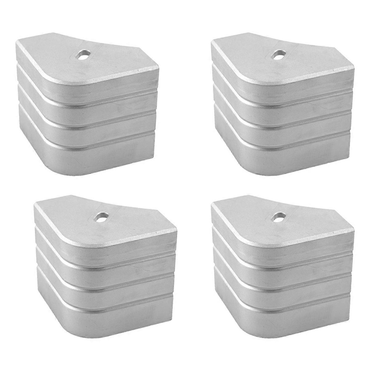 Aluminum Pontoon Corner Caps, Boat Corner Caps Pontoon Deck Corner Bumper for 90 Degree Rounded Corner