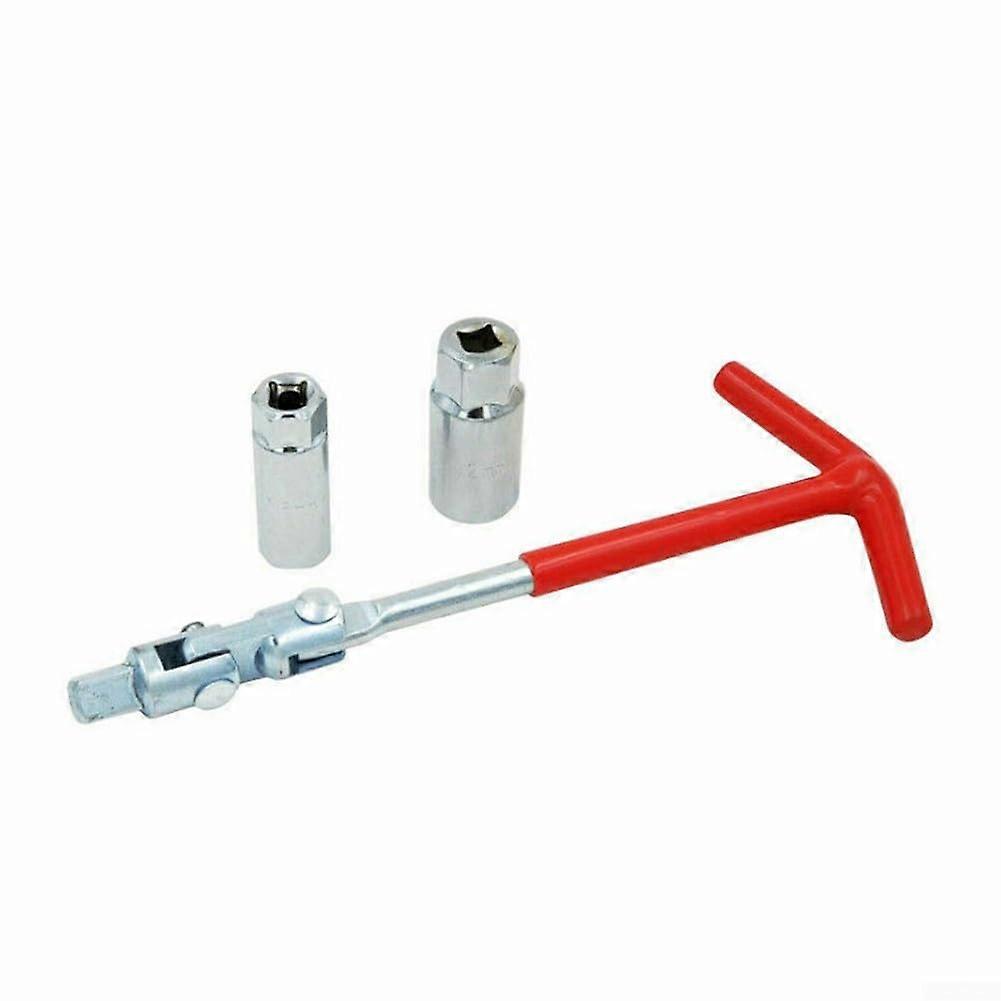 16 mm and 21 mm Socket Wrench Removal Tool Set, 3-Piece T-Handle Design for Enhanced Grip and Performance
