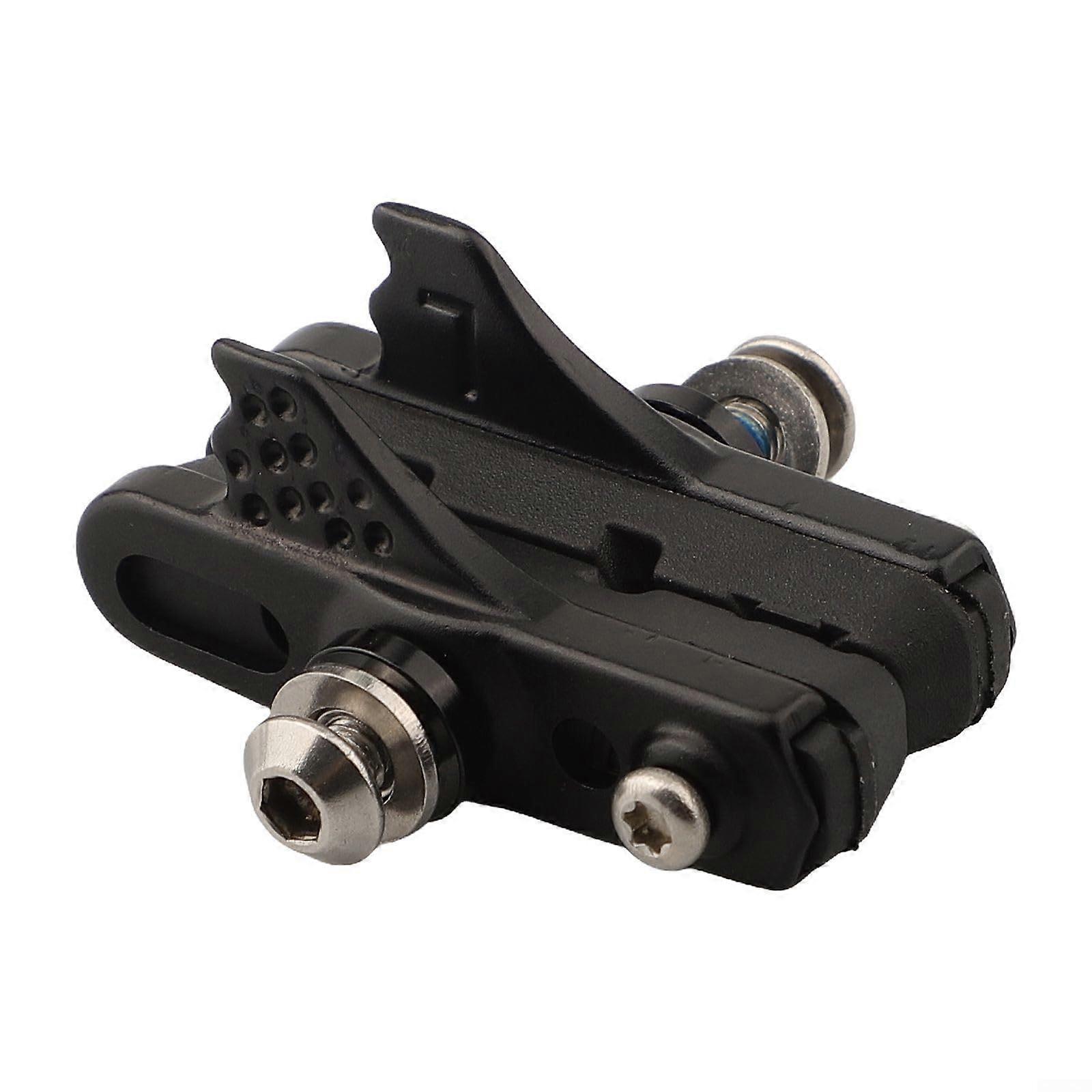 Carbon Fiber Rim Brake Pads for C Clamp Compatible Braking System, Replaceable Design, Black