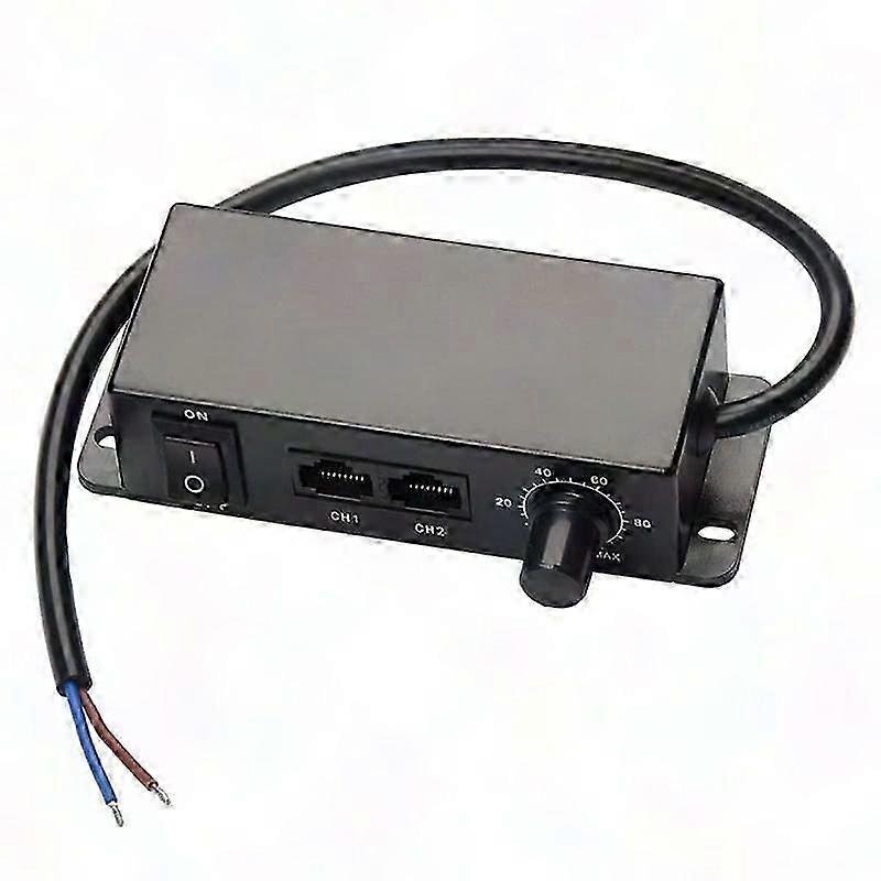 DC 0-10V Dimmer Switch Sync Controller Roterende PÅ / Av for LED-belysning