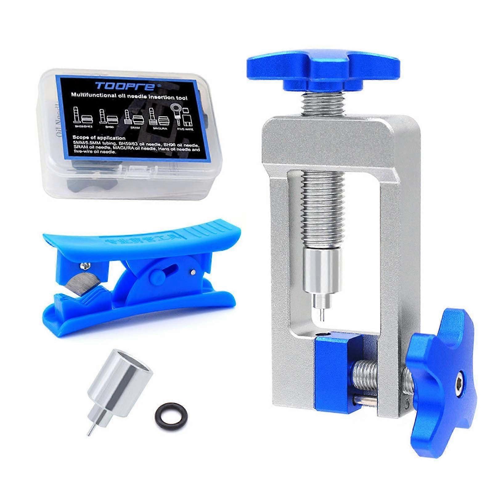 1 Set Bicycle Hydraulic Hose Tool Compatible with Mountain Biking, Bicycle Hydraulic Hose Fitting Insert Tool, Bicycle Brake Hose Cutter