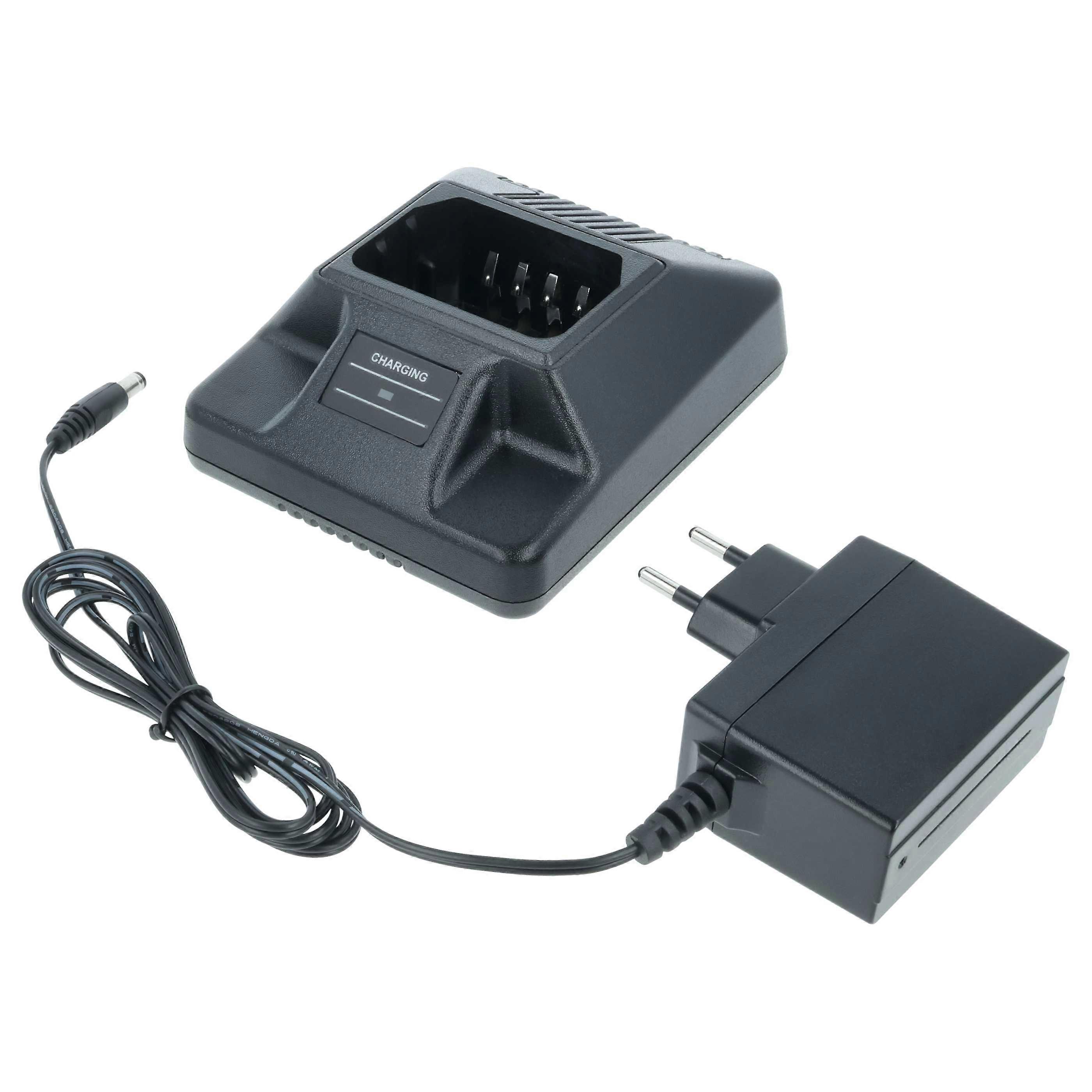vhbw-lader compatibel met Motorola GP600, GP88, GP300-radio - laadstation + voeding, 12 V, 0,2 A