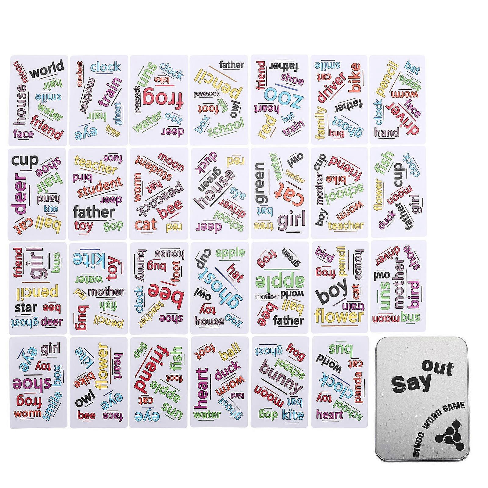 English Letter Cognitive Educational Word Spelling Game   Fun Reflex Training Toy for Parent Child Activity, Safe & Smooth Design
