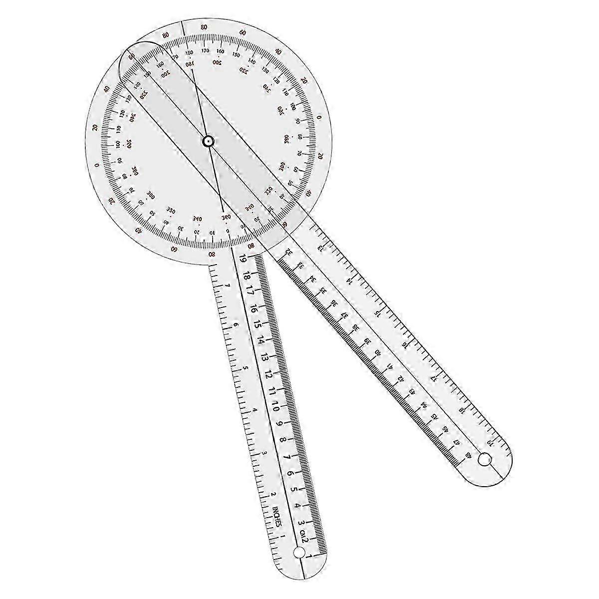 Digital Goniometer - 360 Degree Rotation for Physical Therapy, 12 Inch