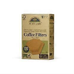 If You Care Coffee filters No.2 Small Unbleached 100 Filters - 3 Pack