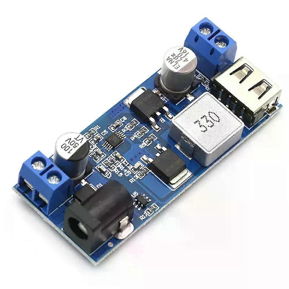 DC-DC 24V/12V To 5V 5A Step-down Charging Module USB Buck Step Down Converter Module Step-down Power Supply Module for Phone