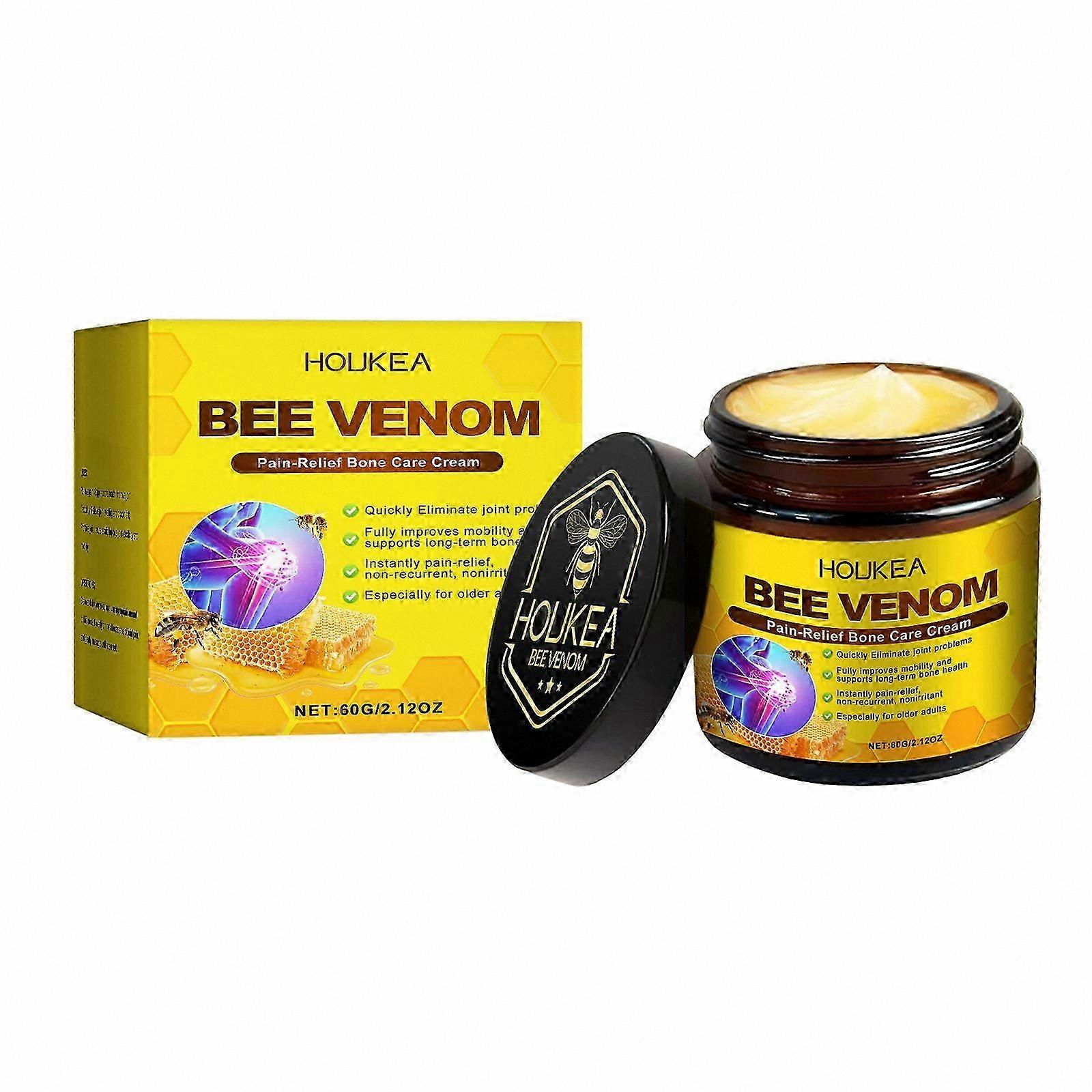 Bone Healing Cream with Bee Venom, Joint Therapy Pain Relief Gel for Back, Neck, Hands, Knees, Lumbar Support