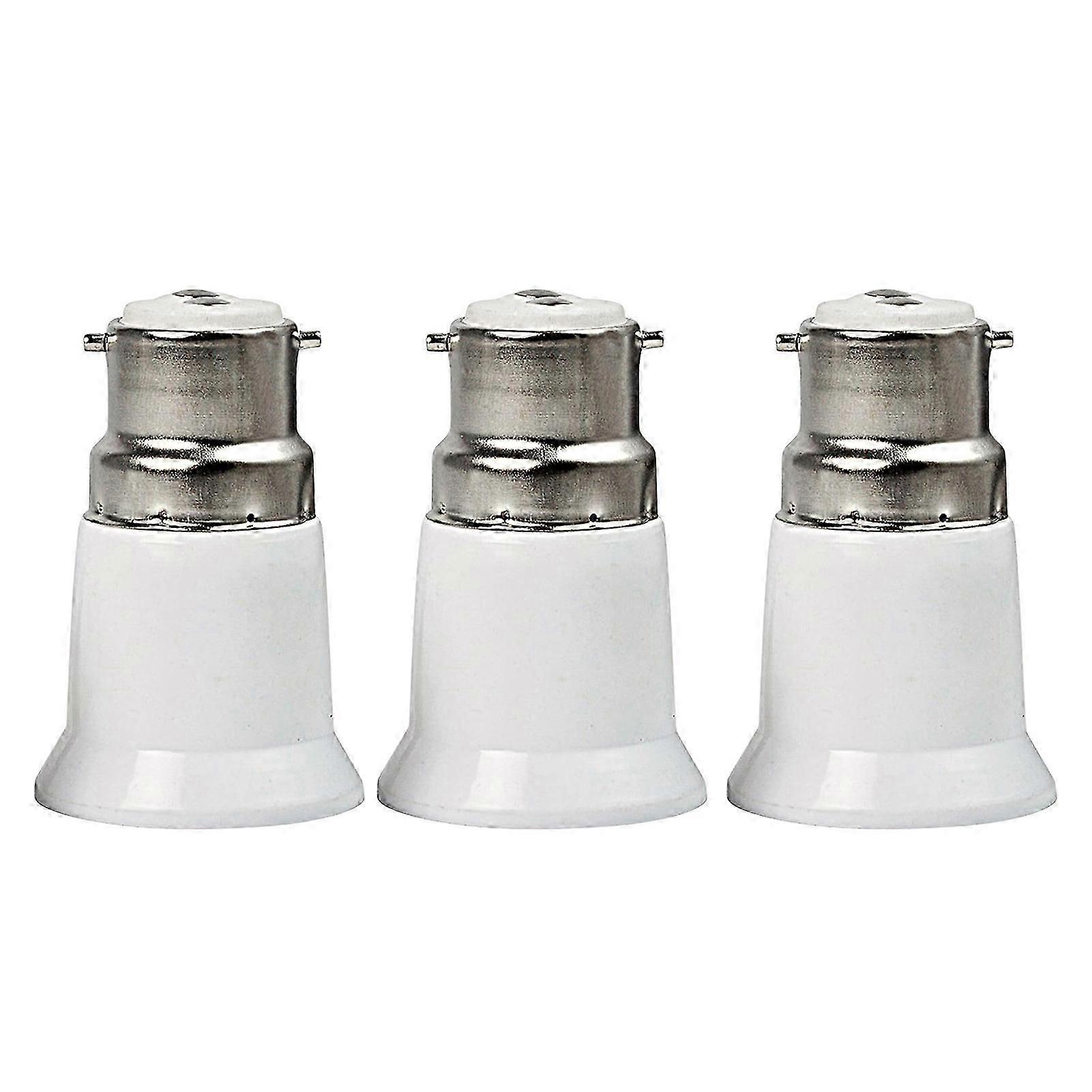 E27 to B22 Lamp Holder Adapter Safe Premium Bulb Base Screw Adapter for Light Parts Accessory