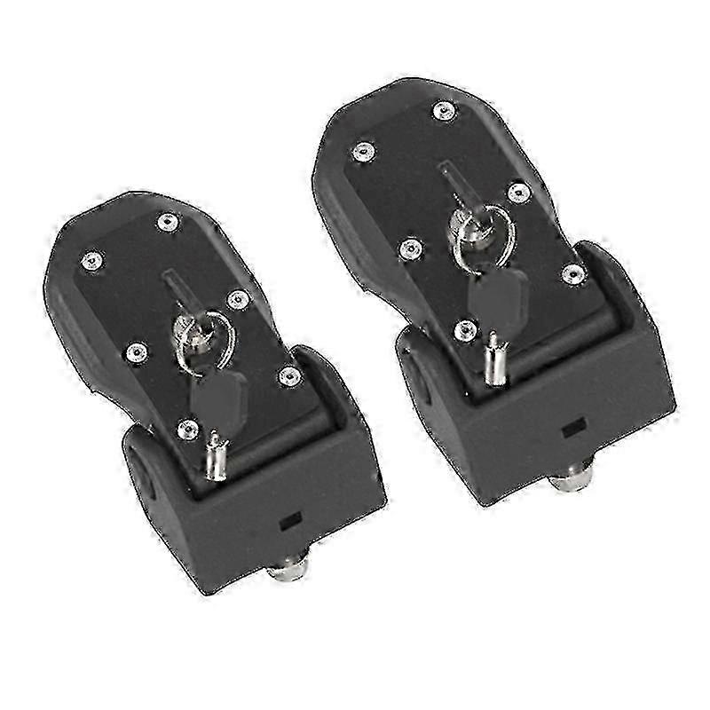Hood latch lock kit for Jeep Wrangler JK JL JT 2007-2023 metal replacement