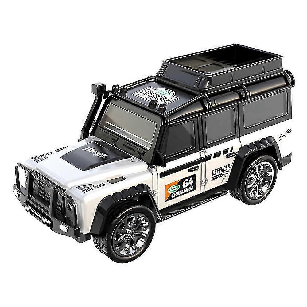 Cross-Border Simulation Lights 1:64 Alloy Car Model - Remote Controlled Mini Off-Road Vehicle for Kids