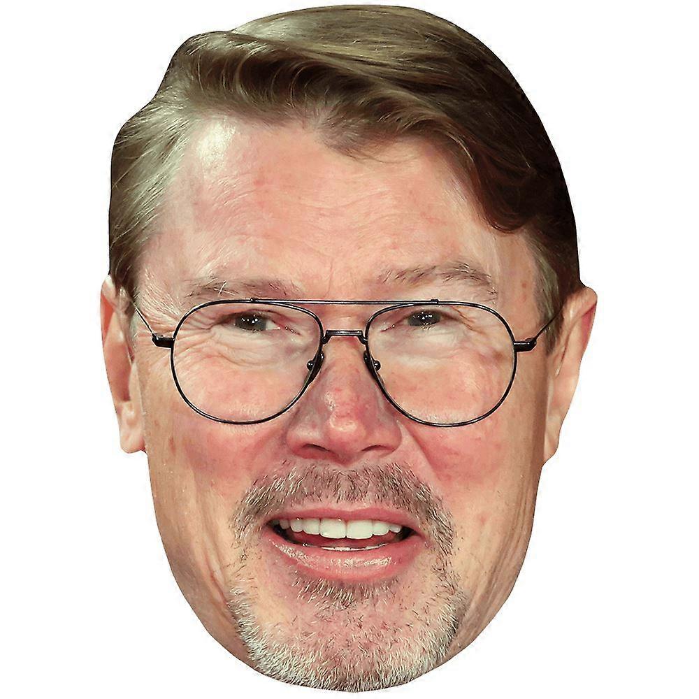 Mika Hakkinen (Smile) Celebrity Mask, Flat Card Face
