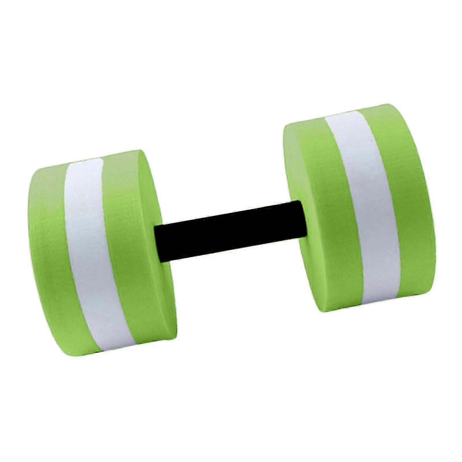 EVA floating barbell for aquatic gym - Professional dumbbell bar--Green