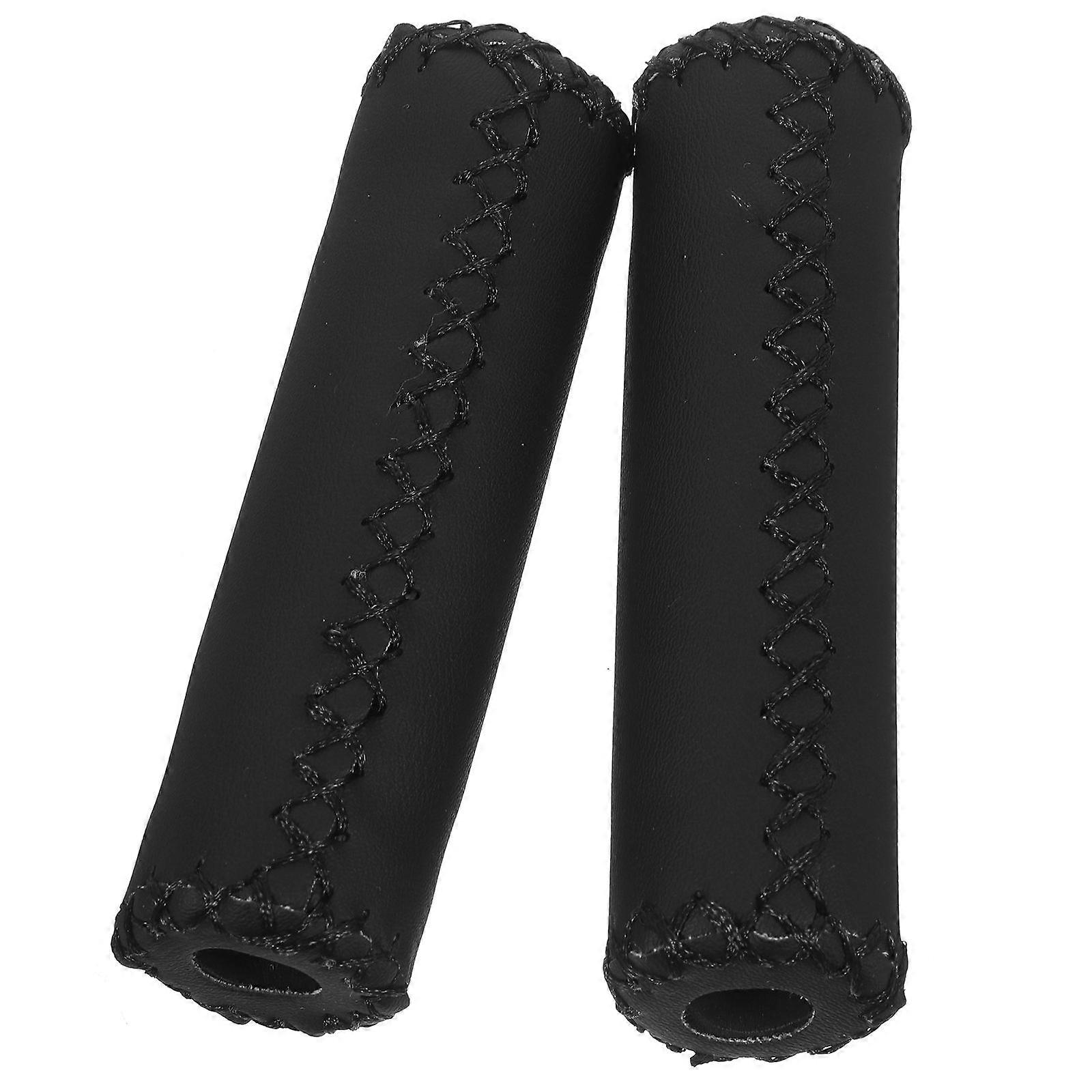 Handlebar Covers For Bikes Ergonomics Design Microfiber Bike Grips Absorbing 1 Pair