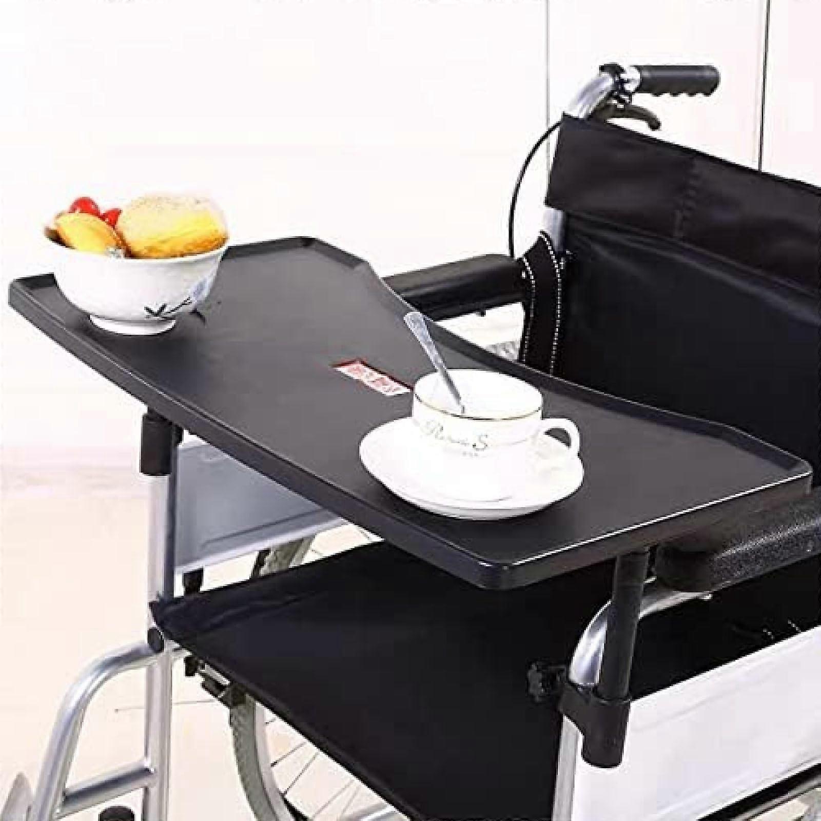 Removable Wheelchair Tray Table Detachable Lap Tray Cup Holder For Eating Reading And Resting