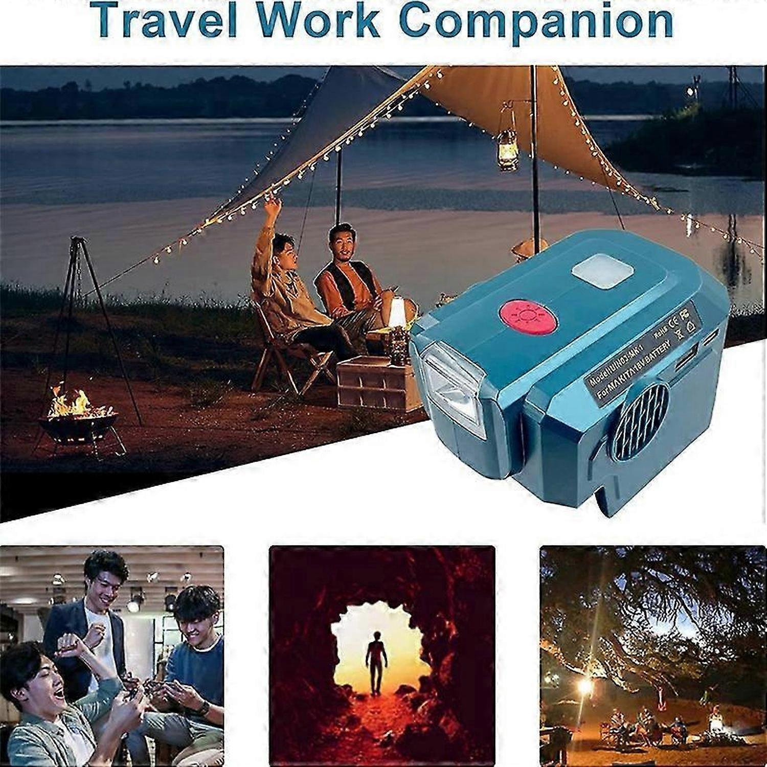 200W Power Inverter for 18V Battery to 110V AC Output