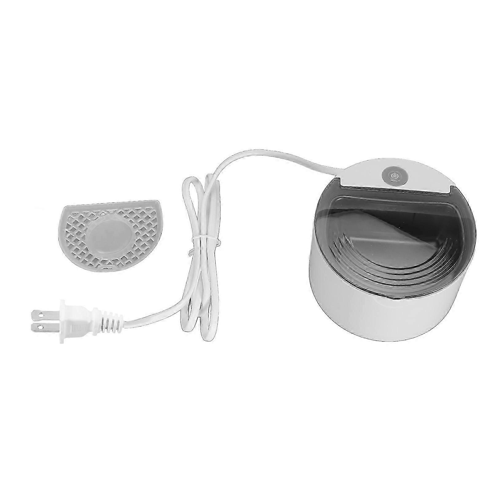 Ultrasound Cleaner 304 Stainless Steel ABS Portable Denture Retainer Cleaning Machine with Timer for Jewelry Home Travel