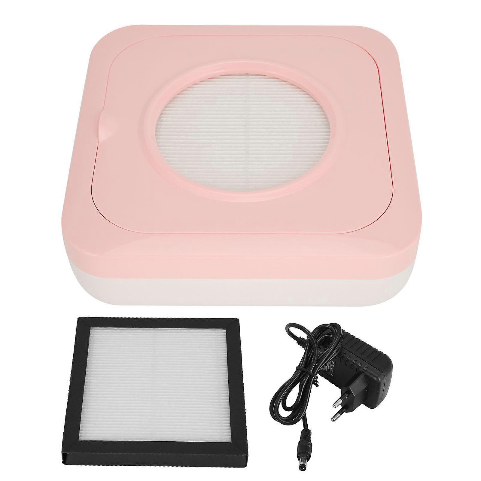 80W Nail Dust Collector Powerful Suction Nail Dust Vacuum Machine With Filter (100240V)EU Plug