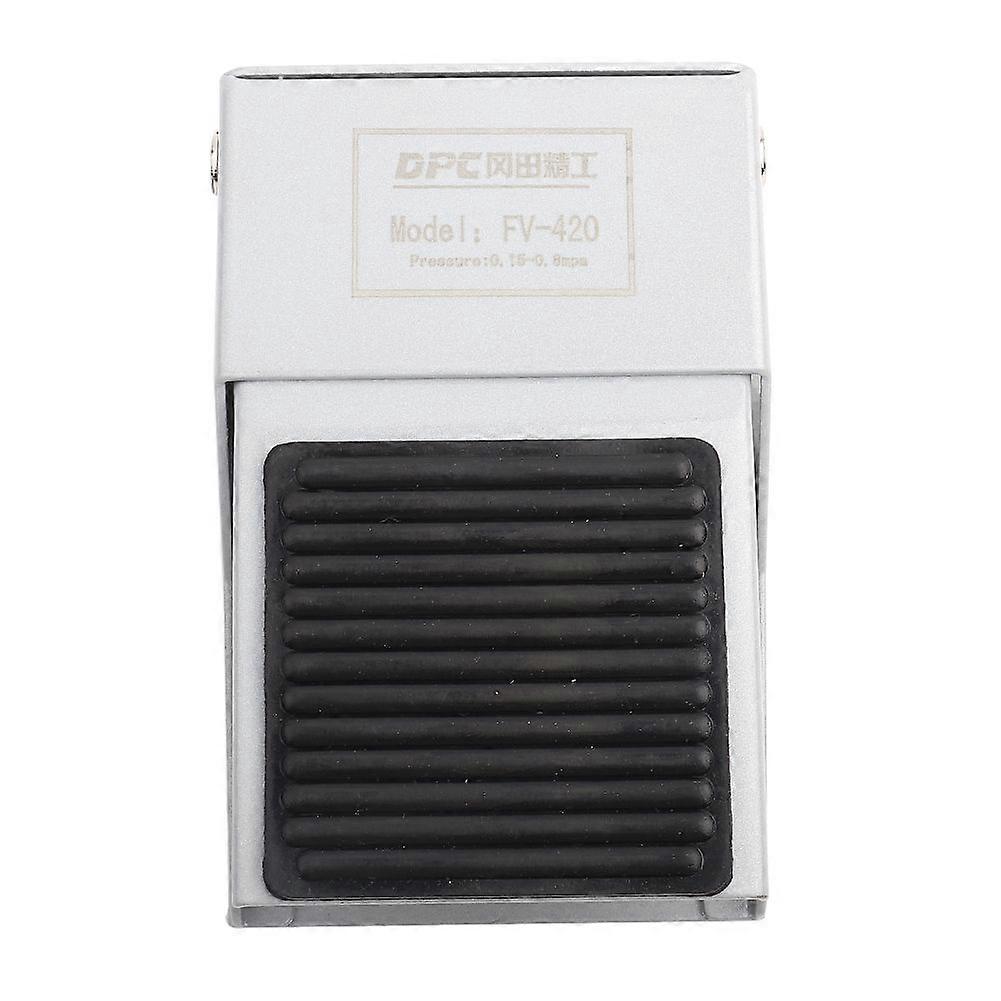 Foot Pedal Valve Alloy G1/4 Steel Two Position Four Way Pneumatic Accessories FV-420