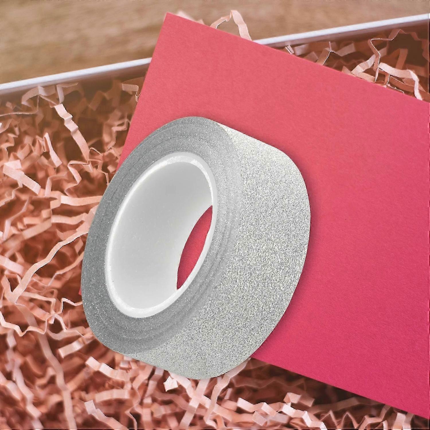 2 x 10M Glitter Washi Tape Stick Self Adhesive