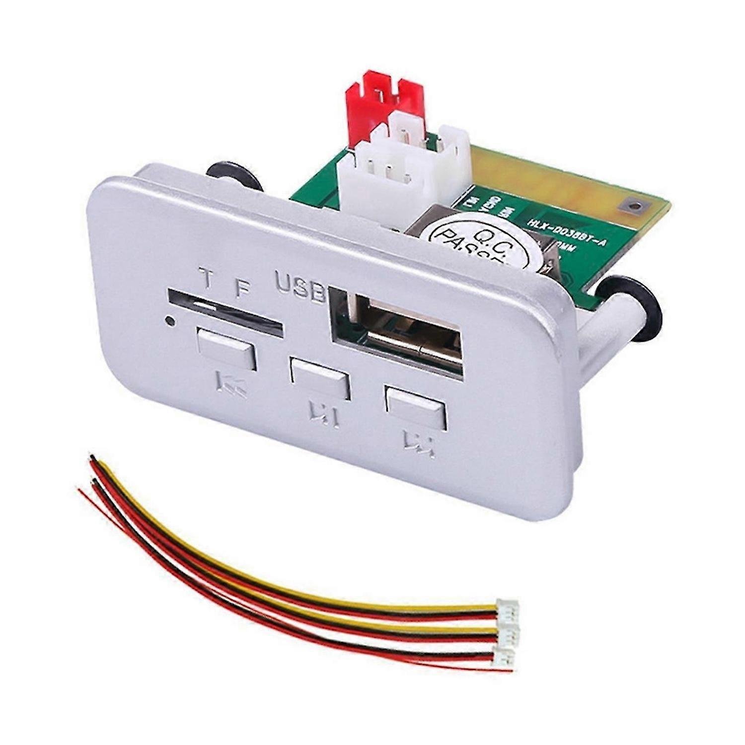 Bluetooth 5.0 MP3 WMA APE Decoding Board for Speaker 12V