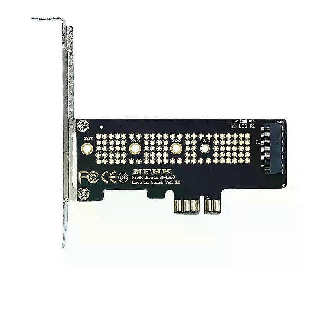 RYRA 1pc NVMe PCIe M.2 NGFF SSD To PCI-E X1 Adapter Card PCI-E M.2 With Bracket For 2230-2280 Size SSD M2 Pcie Adapter