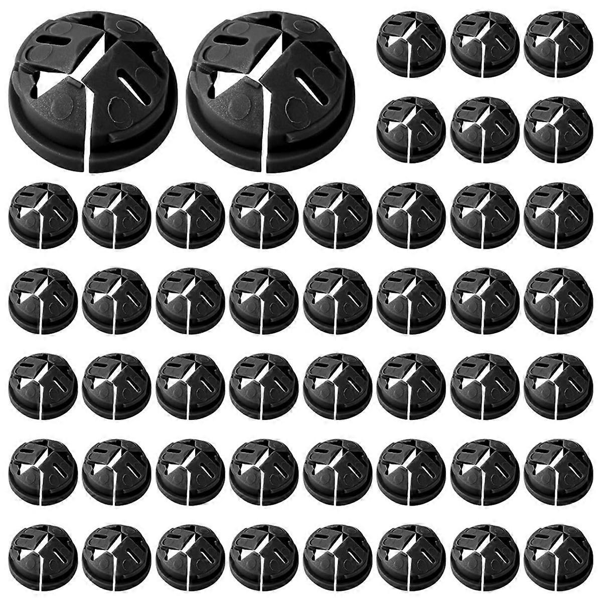 100pcs Push-in Cable Connectors,3/8-1/2 Inch Push In Connector