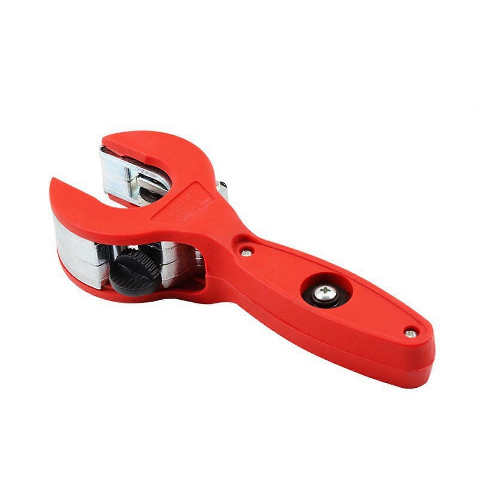 Ratchet Pipe Cutter Copper Pipe Cutter PVC Cutting Tool HeavyDuty Red