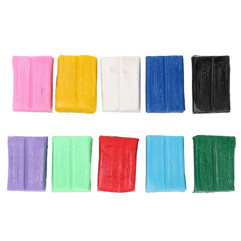 Popular Practical DIY Polymer Clay 10 Color Set Environmental Friendly Soft Clay