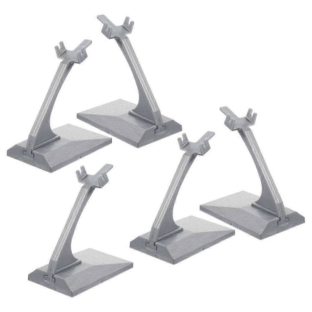 Airplane Display Stand Plastic Model Holder for Storage 25Pcs Grey