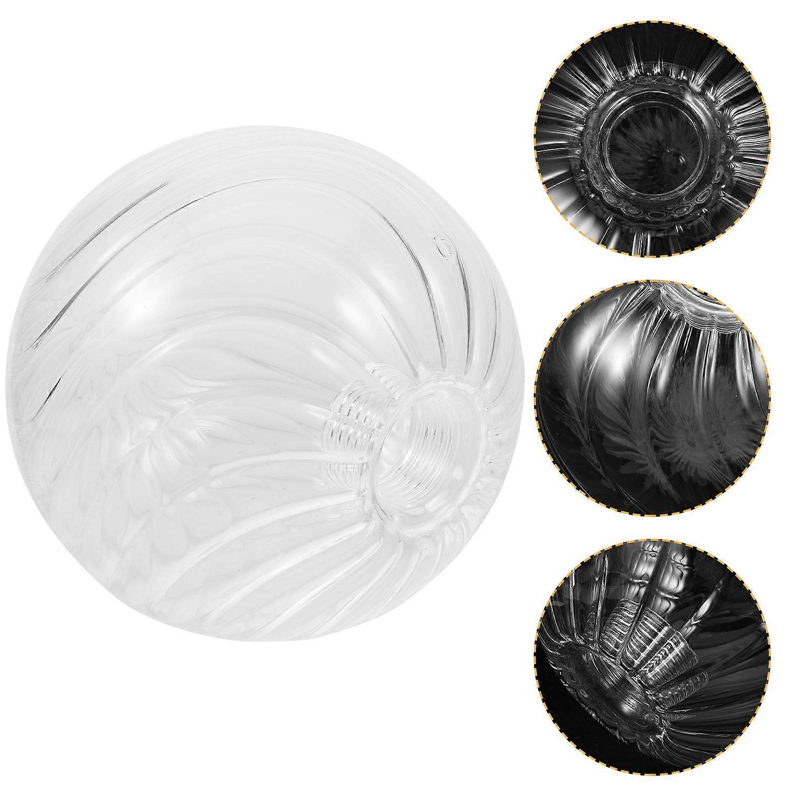 4Pcs Glass Lamp Shade for Ceiling Light Transparent Decorative Covers