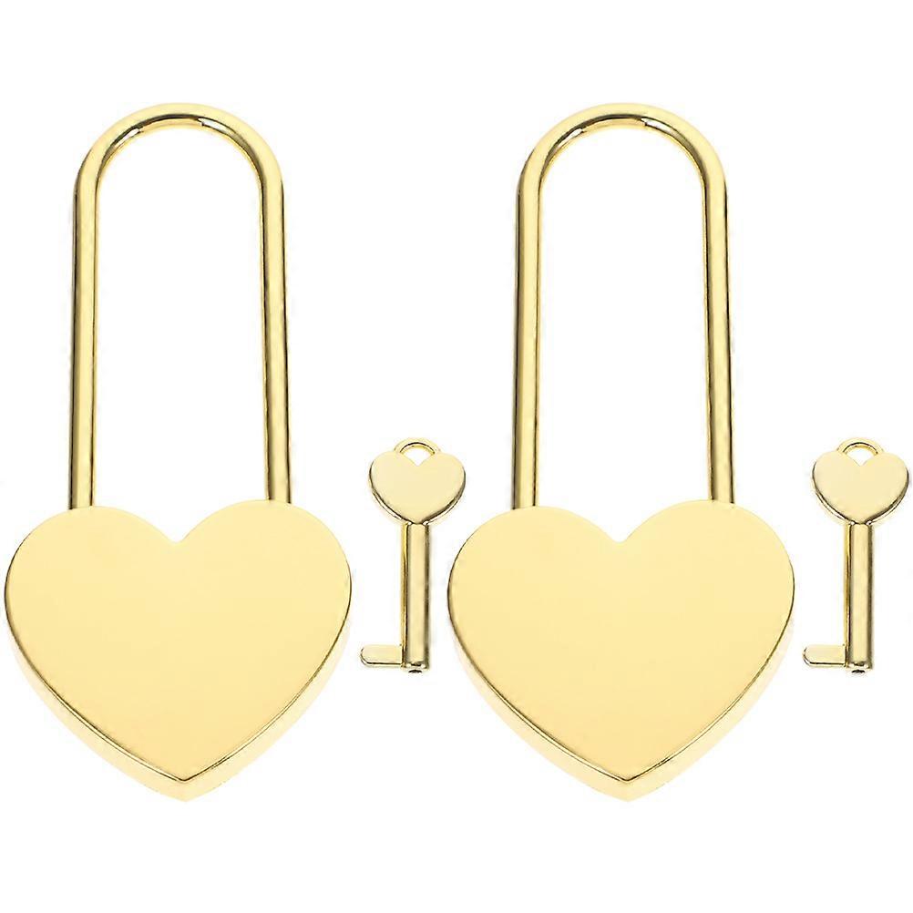 Suitcase Lock Heart Shape Love Lock for Travel 8Sets with Keys