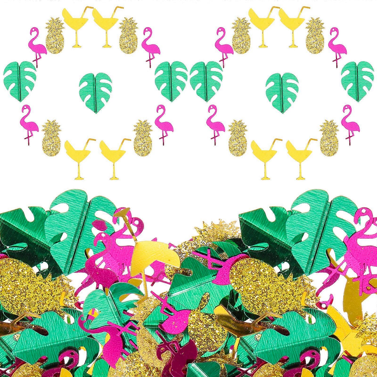 Plastic Hawaiian Confetti Table Confetti for 5Pcs 1 Bag Party Decor