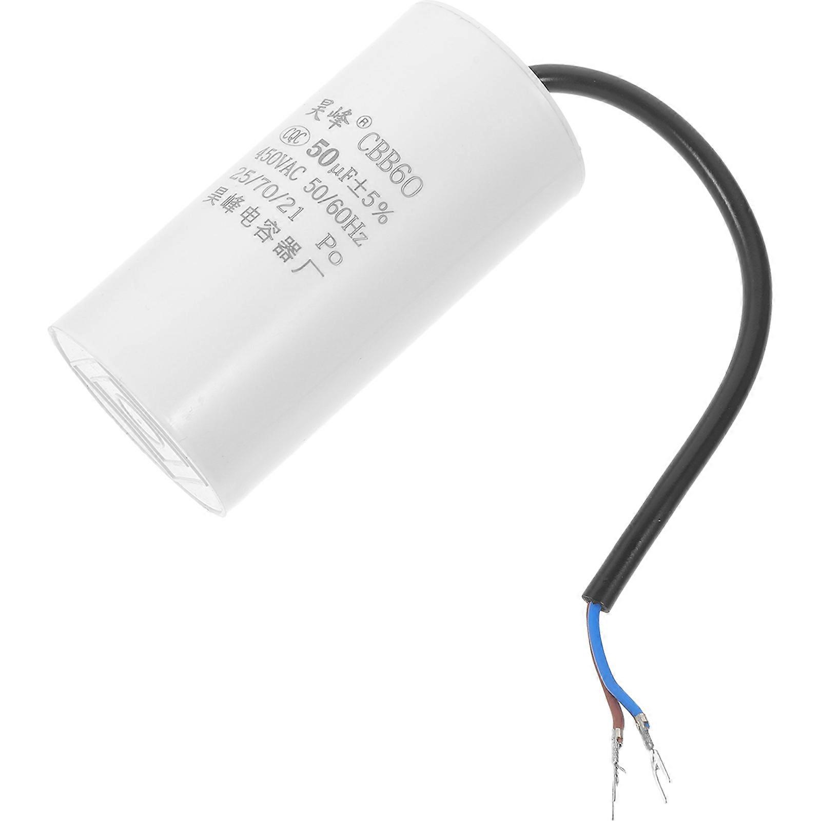 Motor Running Capacitor Washers Capacitor for Water Pump 5Pcs